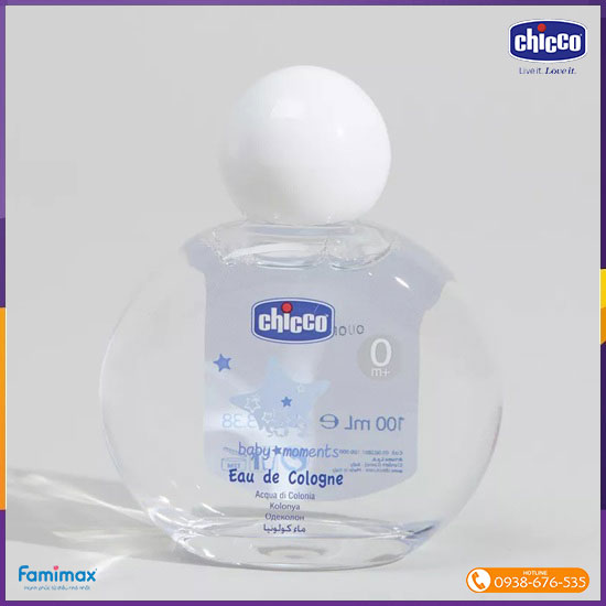 Nước hoa cho bé hương tự nhiên Chicco 0+ 100ML