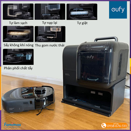 Robot hút bụi lau nhà eufy Omni E28