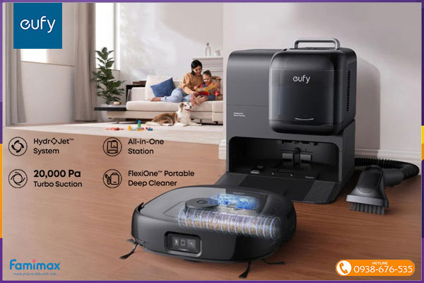 Robot hút bụi lau nhà eufy Omni E28