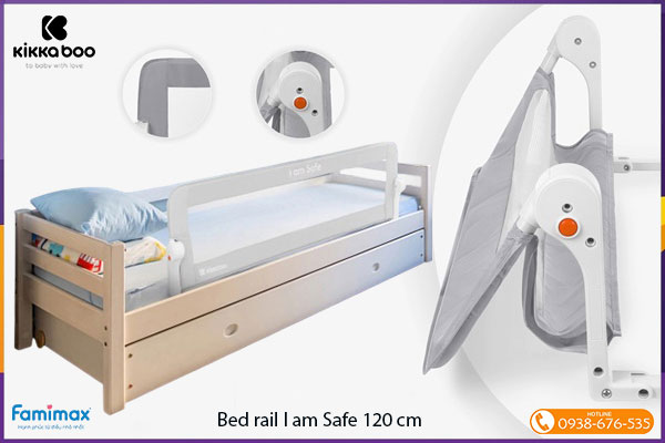 Thanh chắn giường Kikkaboo I am Safe