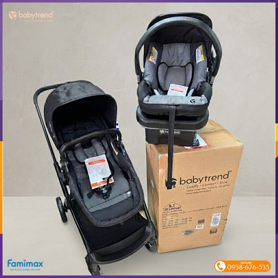 Xe đẩy kèm ghế ngồi ô tô Baby Trend Passport Switch
