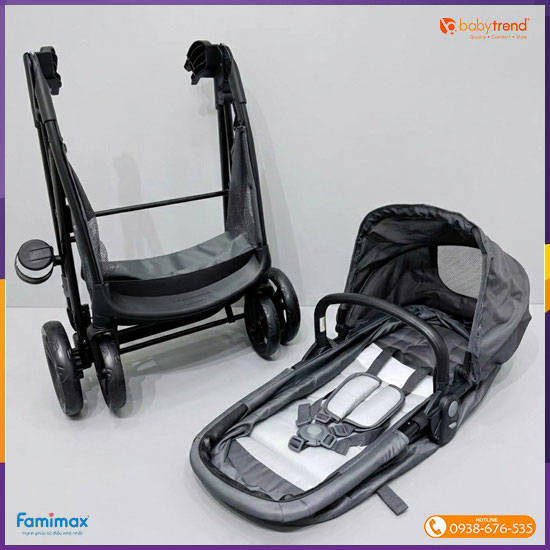 Xe đẩy kèm ghế ngồi ô tô Baby Trend Passport Switch