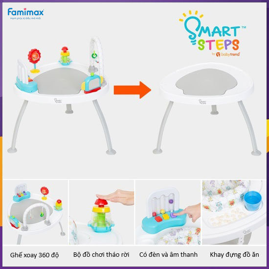 Ghế nhún đa năng cho bé Baby Trend 3-in-1