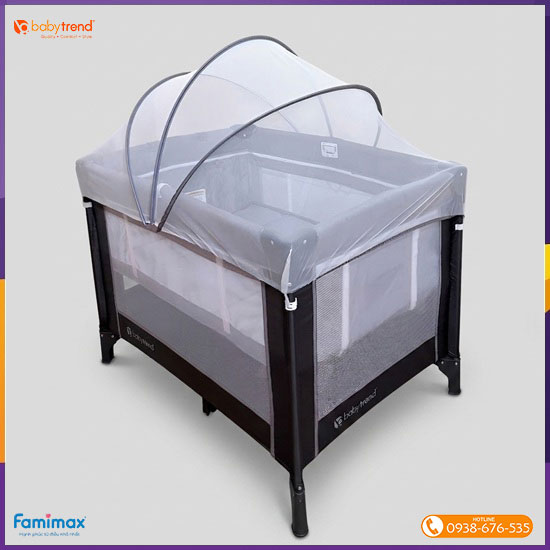 Nôi cũi gấp gọn Baby Trend Nursery Center