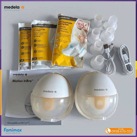 Máy hút sữa không dây Medela Motion Inbra