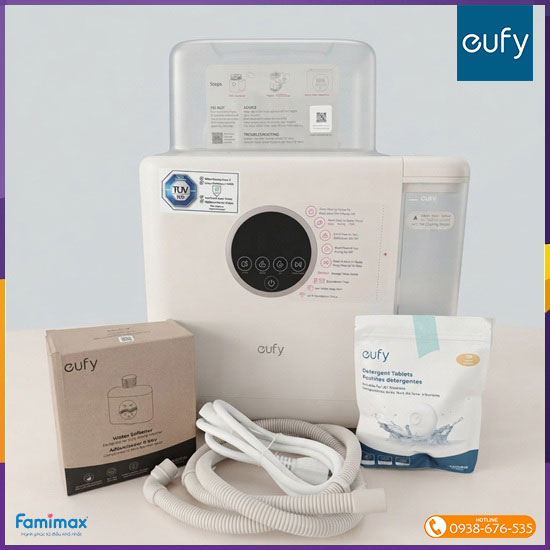 Máy rửa bình sữa tiệt trùng sấy khô eufy S1 Pro