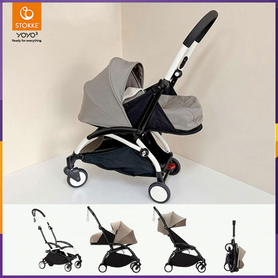 Xe đẩy gấp gọn cho trẻ sơ sinh Yoyo³ 0+ 