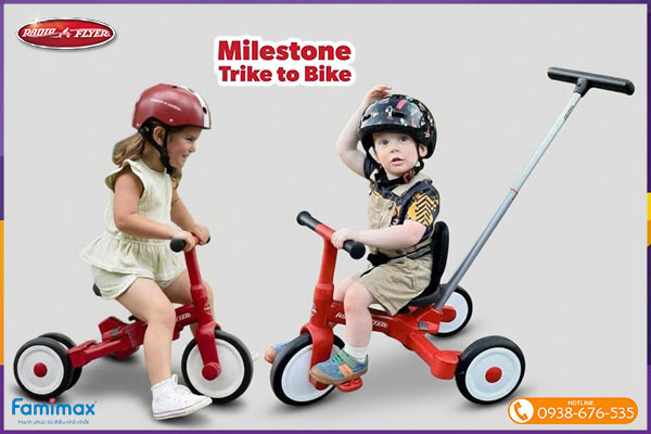 Xe đạp 3 bánh Radio Flyer Milestone