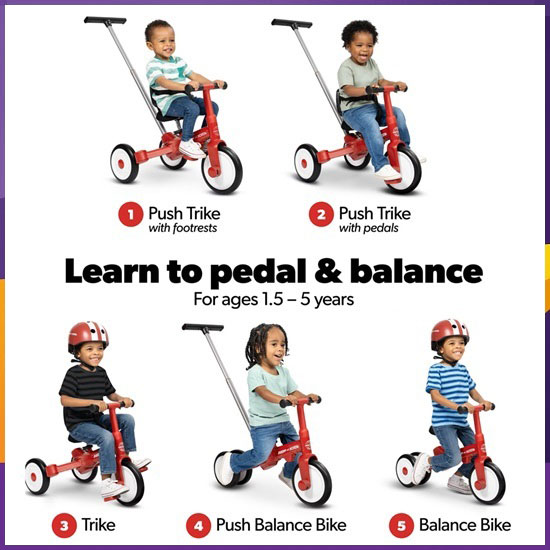 Xe đạp 3 bánh Radio Flyer Milestone