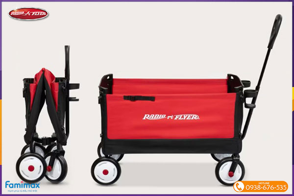 Xe kéo gấp gọn Radio Flyer Kid & Cargo Sport Wagon