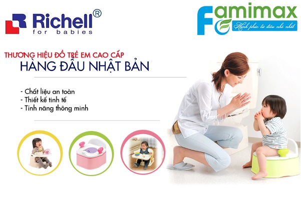 Richell sản phẩm chăm sóc trẻ sơ sinh số 1 Nhật bản