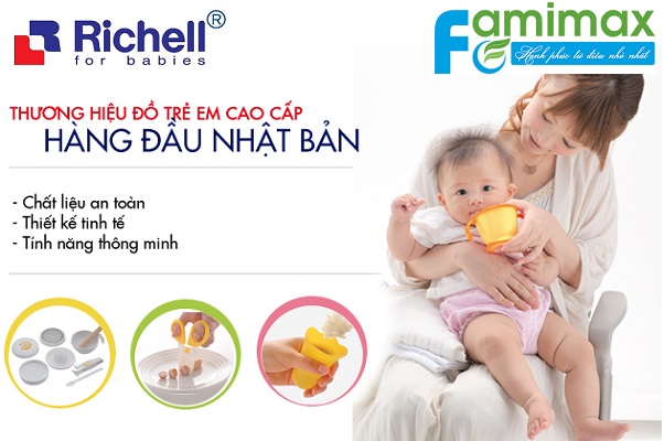 Richell sản phẩm chăm sóc trẻ sơ sinh số 1 Nhật bản
