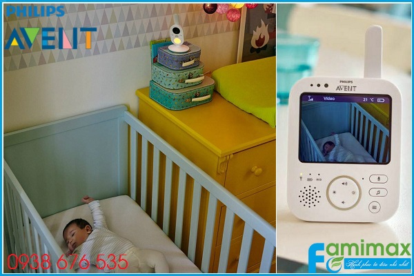 Máy báo khóc Philips Avent Digital Video Baby Monitor SCD630