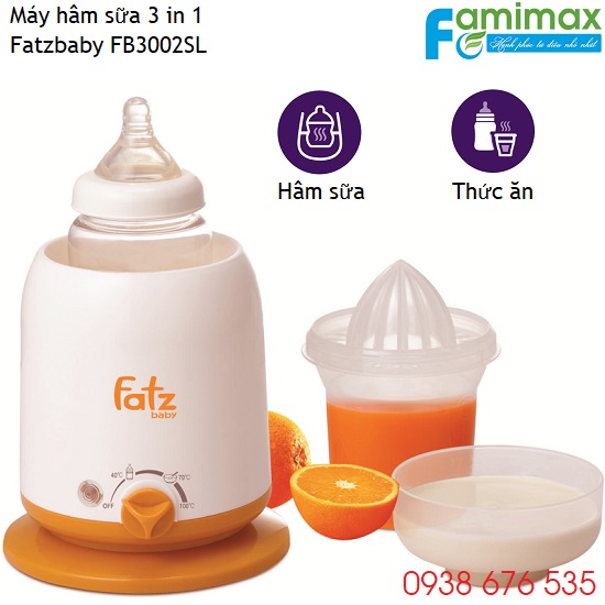 Máy hâm sữa và thức ăn Fatzbaby FB3002SL nhập khẩu Hàn Quốc