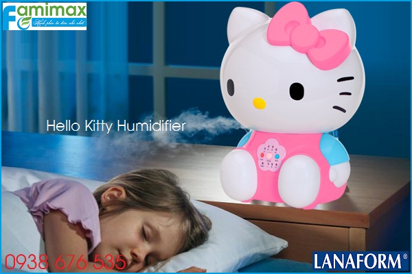 Máy tạo độ ẩm siêu âm Lanaform Hello Kitty nhập từ Bỉ
