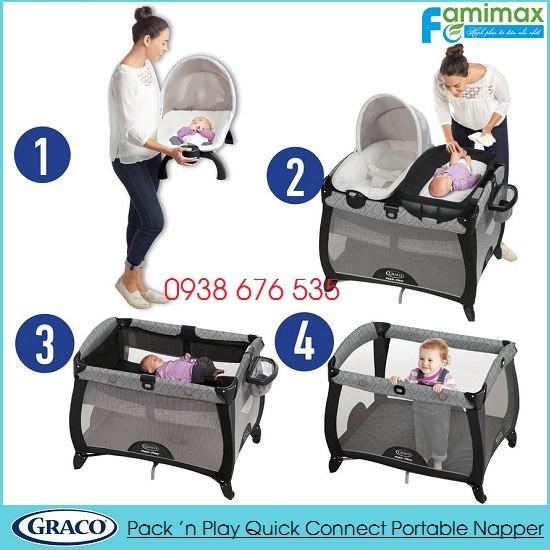 quick connect portable napper deluxe