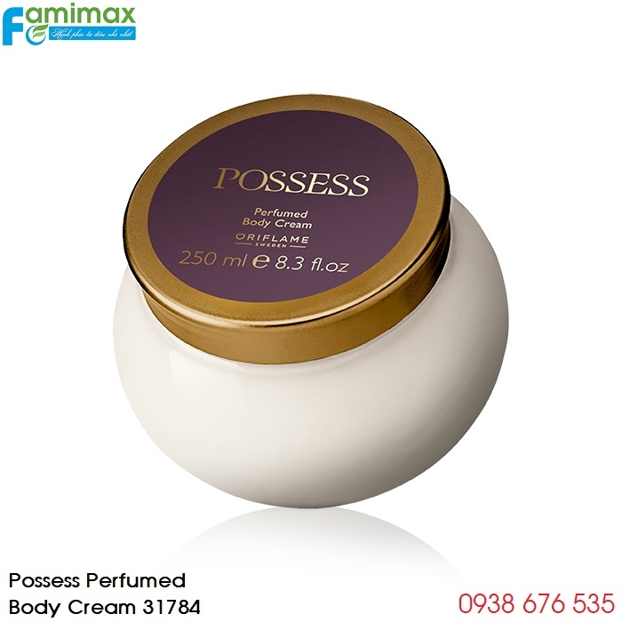 Kem dưỡng thể Oriflame Possess Body Cream 250gr