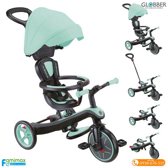 Xe đạp 3 bánh Globber Explorer 4 in 1
