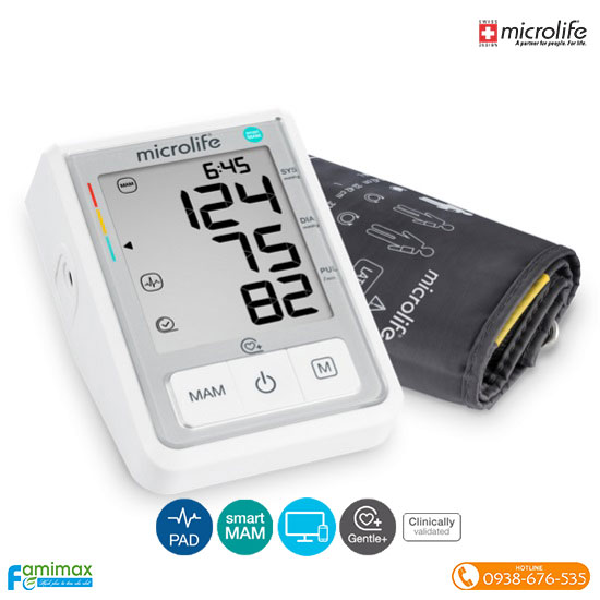 Máy đo huyết áp bắp tay Microlife B3 Basic