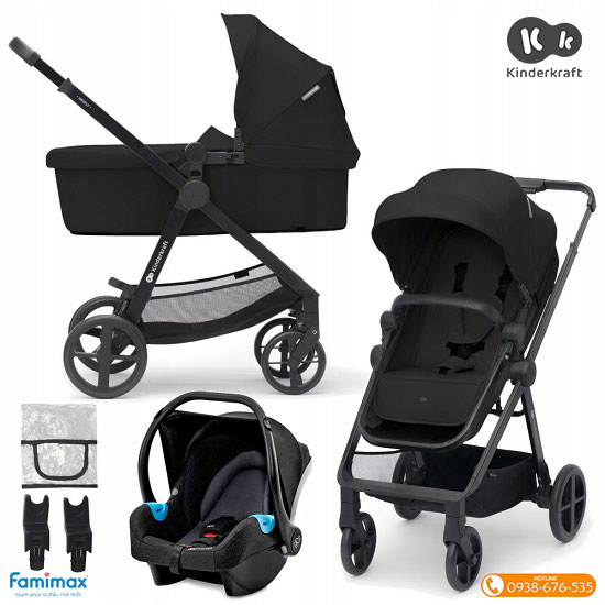 Bộ xe đẩy & ghế ô tô Kinderkraft Newly