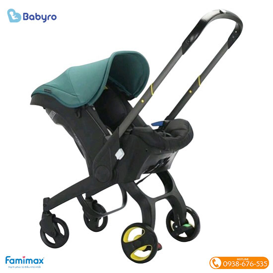 Ghế ngồi ô tô kết hợp xe đẩy Babyro