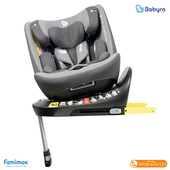 Ghế ngồi ô tô xoay 360 Babyro i-Spinsafe Pro