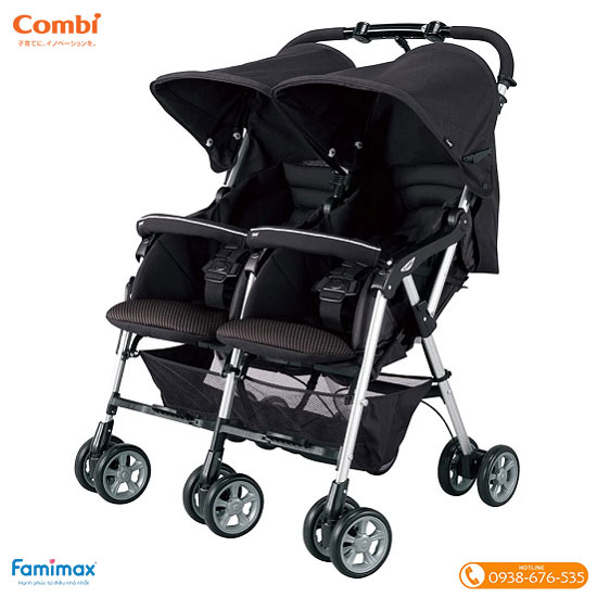 Xe đẩy đôi Combi Spazio Duo