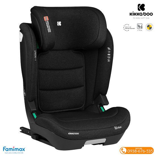 Ghế ngồi ô tô có isofix KikkaBoo i-Scout i-Size