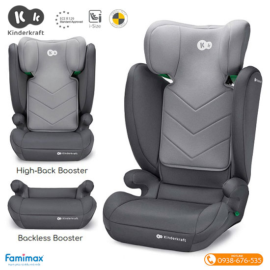 Ghế ngồi ô tô 2-in-1 Kinderkraft i-Spark