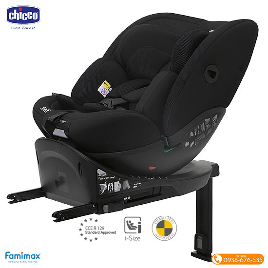 Ghế ngồi ô tô xoay 360 Chicco Everone