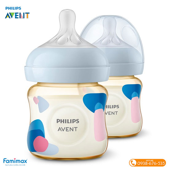 Bộ 2 bình sữa Philips Avent Natural PPSU