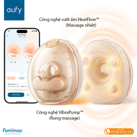 Máy hút sữa không dây eufy S2 Pro