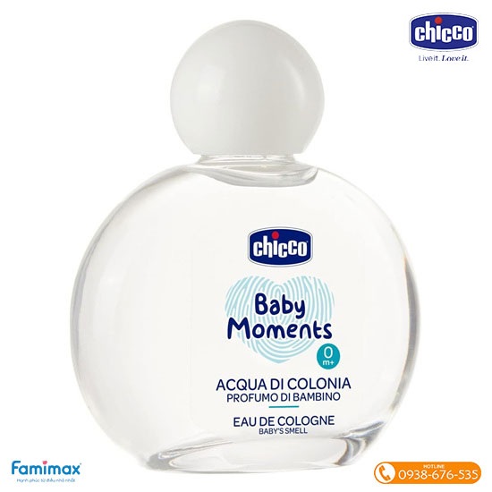 Nước hoa cho bé hương tự nhiên Chicco 0+ 100ML