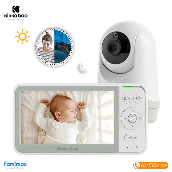 Máy báo khóc Kikkaboo Rhen Baby Monitor