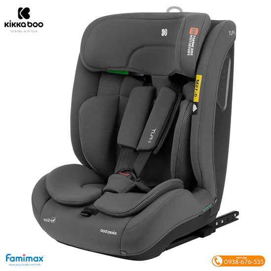 Ghế ngồi ô tô cho bé 1 tuổi KikkaBoo i-Flit