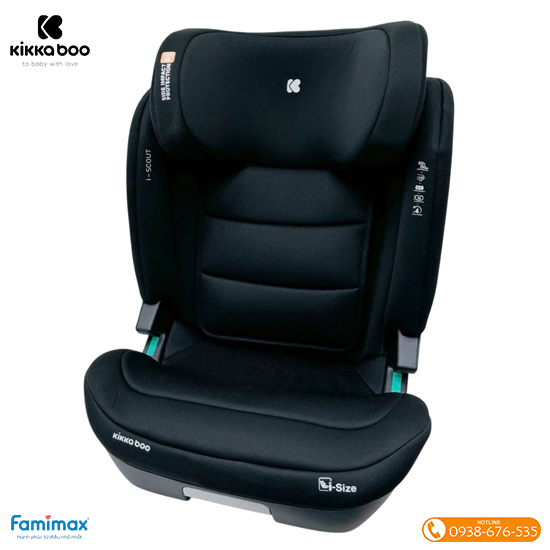Ghế ngồi ô tô có isofix KikkaBoo i-Scout i-Size