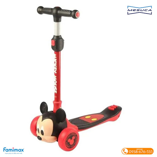 Xe scooter gấp gọn Mesuca 3D Mickey Mouse