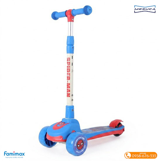 Xe scooter 3 bánh gấp gọn Mesuca Spider-Man