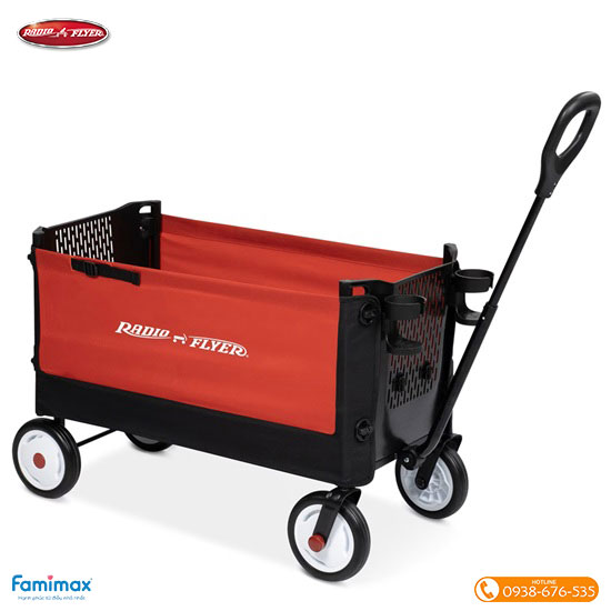 Xe kéo gấp gọn Radio Flyer Kid & Cargo Sport Wagon